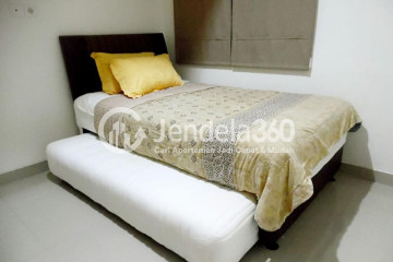 Bedroom Flawless 1BR Apartment Middle Floor with Swimming Pool View at Skyline Paramount Serpong