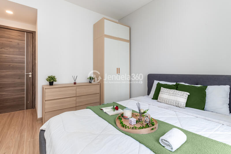 Bedroom 1 3BR Apartment with City View at Sky House BSD Apartment