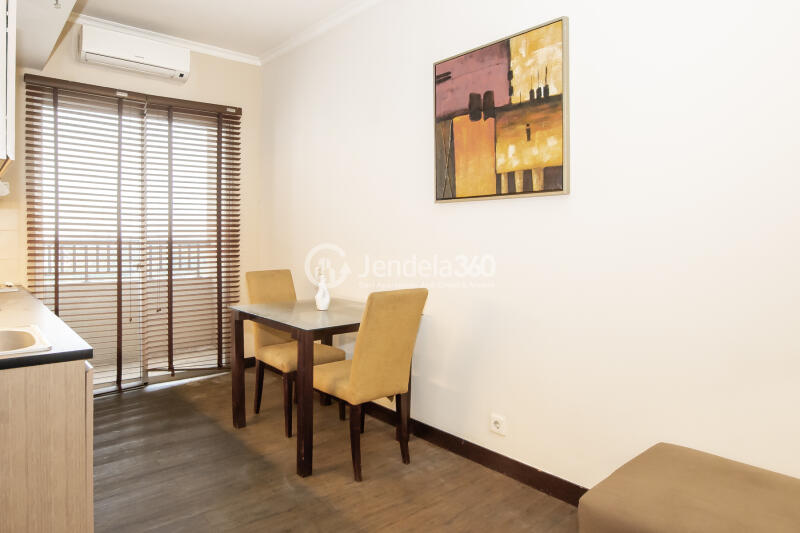Dining Room Well Located 1BR Apartment Close to WTC Mangga Dua at Mediterania Marina Ancol Apartment