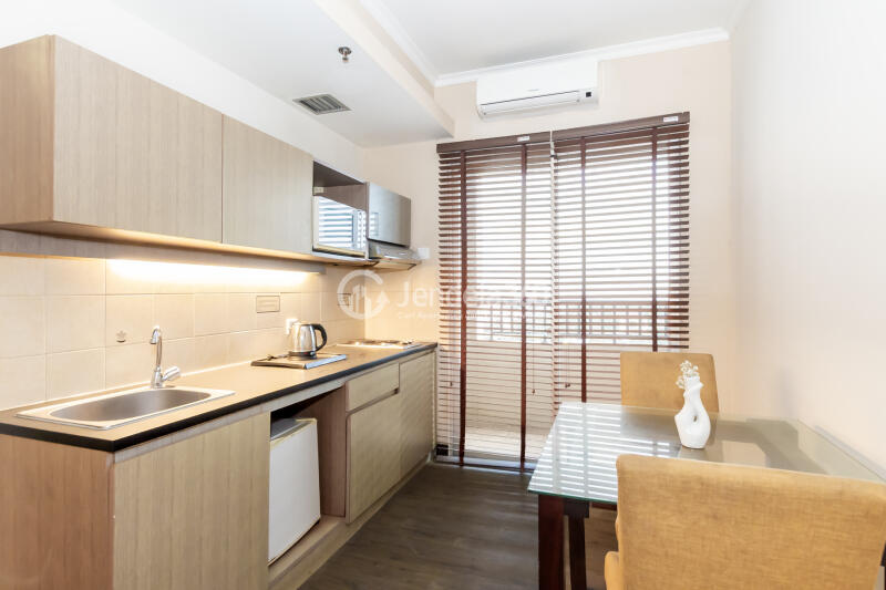 Kitchen Well Located 1BR Apartment Close to WTC Mangga Dua at Mediterania Marina Ancol Apartment