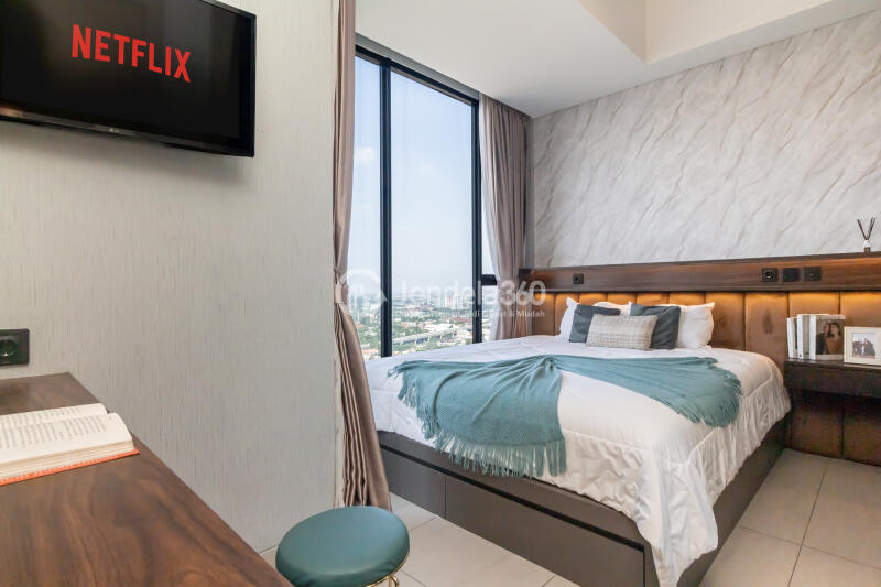 Bedroom 1 Stylish 2BR Apartment High Floor with City View at Fatmawati City Center Apartment