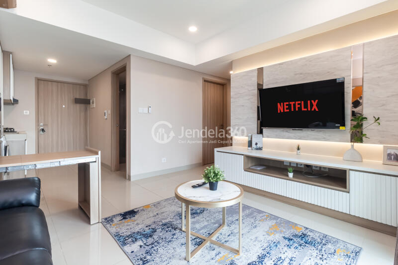 Living Room Embarcadero Bintaro Apartment 2BR View City
