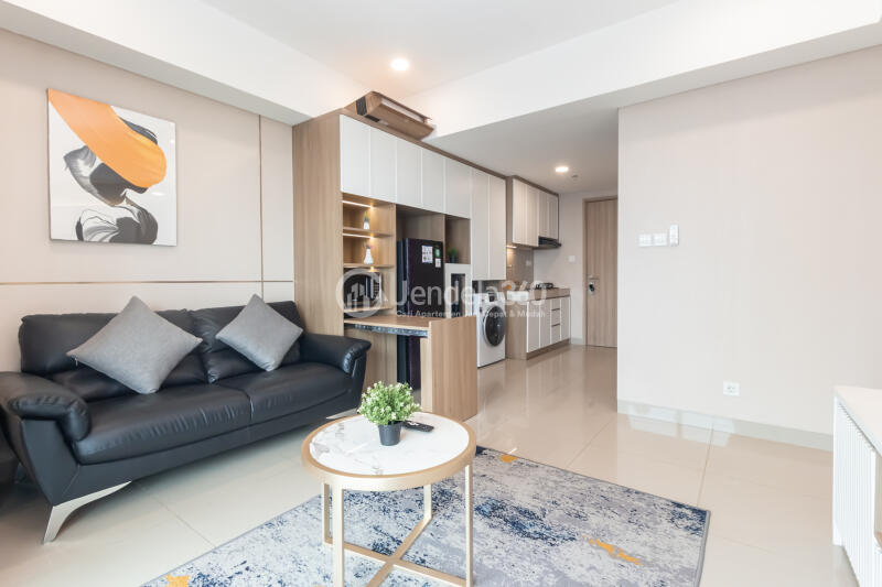 Living Room Embarcadero Bintaro Apartment 2BR View City