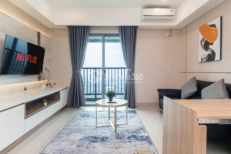 Living Room Embarcadero Bintaro Apartment 2BR View City