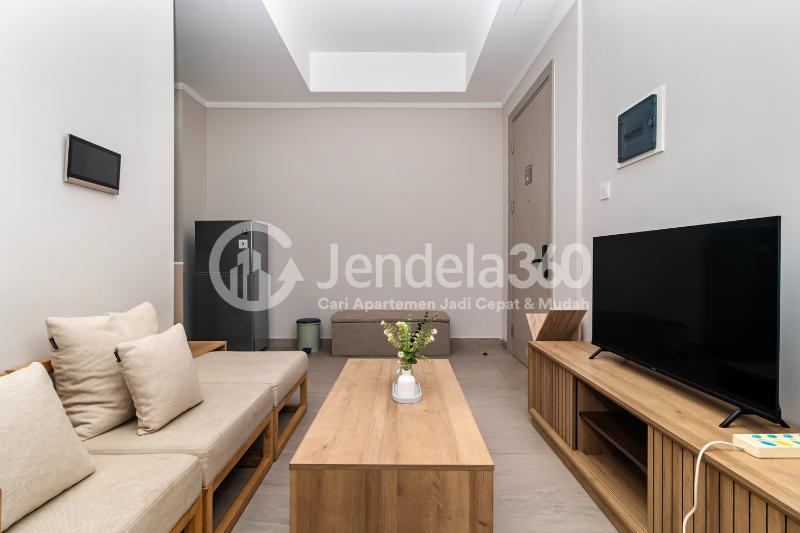 Living Room Menara Jakarta Apartment 2BR Fully Furnished