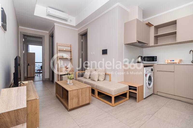 Living Room Menara Jakarta Apartment 2BR Fully Furnished