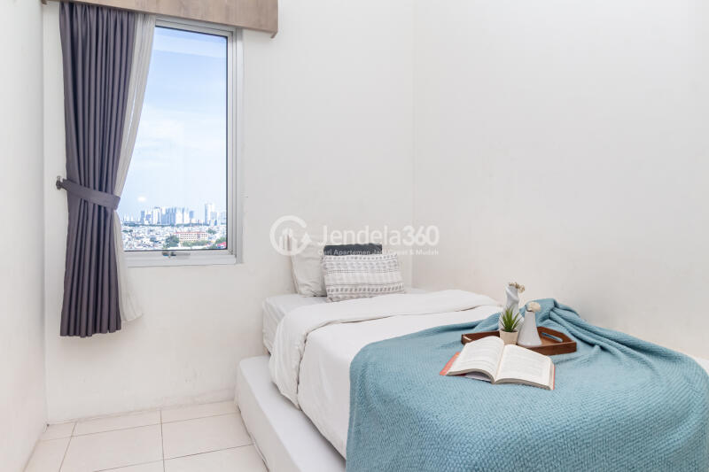 Bedroom 2 2BR Apartment with Glamourous Interior and City View at Mediterania Marina Ancol Apartment
