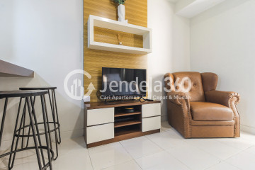 Bedroom Good Deal Studio Apartment Low Floor with City View at Tamansari Sudirman