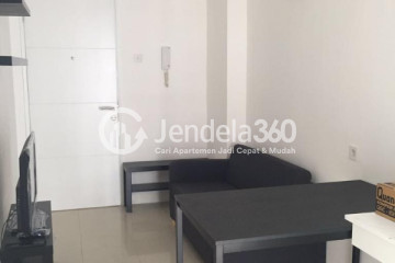 Living Room 1BR Bassura City Apartment at Middle Floor