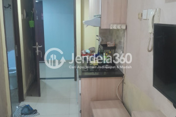 Kitchen 1BR Grand Dhika City Apartment at Middle Floor