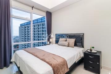 Bedroom 1 Simply Look 2BR Apartment High Floor with  View at Puri Mansion