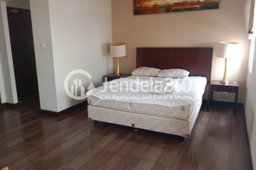 Bedroom High Floor 1BR Apartment with City View at Mediterania Marina Ancol Apartment