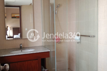 Bedroom High Floor 1BR Apartment with City View at Mediterania Marina Ancol Apartment