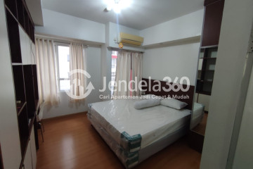 Bedroom Comfortable 1BR Apartment Low Floor with  View at Taman Melati Margonda Apartment