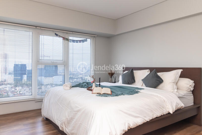 Bedroom 1 Strategic Location 2BR Apartment Middle Floor with City View at Maqna Residence