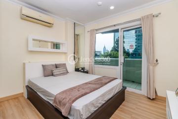 Bedroom 1 2BR Apartment with City View at Semanggi Apartment