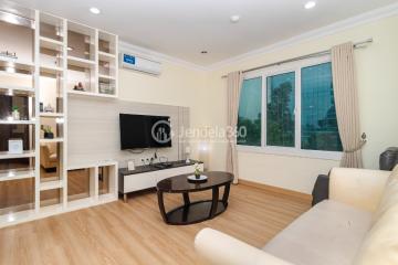 Living Room 2BR Apartment with City View at Semanggi Apartment