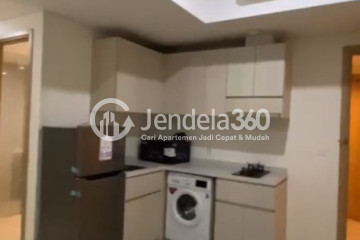 Kitchen 3BR Apartment with swimming pool View at Sedayu City Apartment