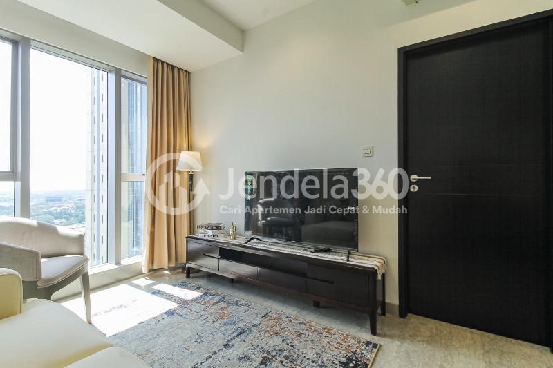 Living Room Modern 1BR Apartment at Branz BSD Apartment Tower West A