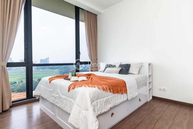Bedroom 1 Peaceful 2BR Apartment at Condominium Marigold Navapark Apartment Middle Floor
