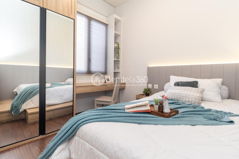 Bedroom 2 Peaceful 2BR Apartment at Condominium Marigold Navapark Apartment Middle Floor
