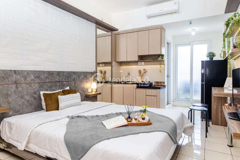 Bedroom Studio Puri Park View Apartment at Tower CB
