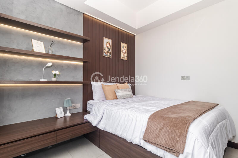 Bedroom 1 High Floor 2BR Apartment with City View at Fatmawati City Center Apartment