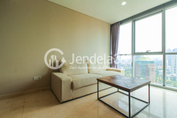 Living Room 1BR Ciputra World 2 Apartment at Tower Orchard