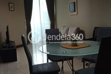 Living Room 1BR Puri Imperium Apartment at Low Floor