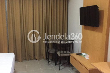Bedroom Modern Studio Apartment at Altiz Apartment Low Floor