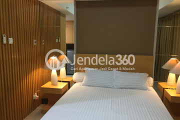 Bedroom Modern Studio Apartment at Altiz Apartment Low Floor