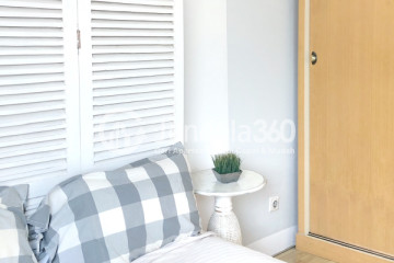 Bedroom 1BR Apartment with City View at Kalibata City Apartment