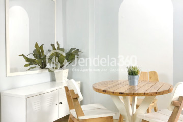 Dining Room 1BR Apartment with City View at Kalibata City Apartment