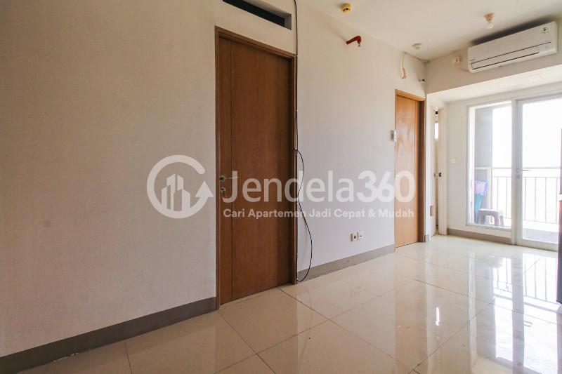 Living Room High Floor 2BR Apartment with City View at Bintaro Park View