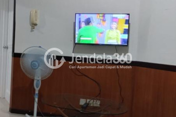 Living Room Best Deal 3BR Apartment Low Floor with Swimming Pool View at Mediterania Gajah Mada Apartment