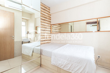 Bedroom 1 2BR Bintaro Park View Apartment at Middle Floor