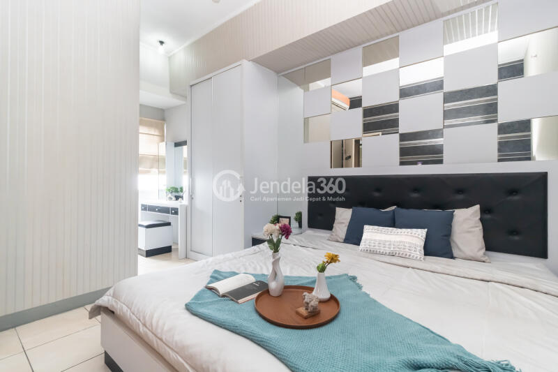 Bedroom 1 2BR Apartment with City View at Season City Apartment