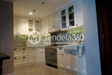 Kitchen Spacious 3BR Apartment Middle Floor with City View at Puri Imperium Apartment