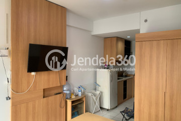 Bedroom Studio Apartment with Swimming Pool View at Patraland Urbano Apartment