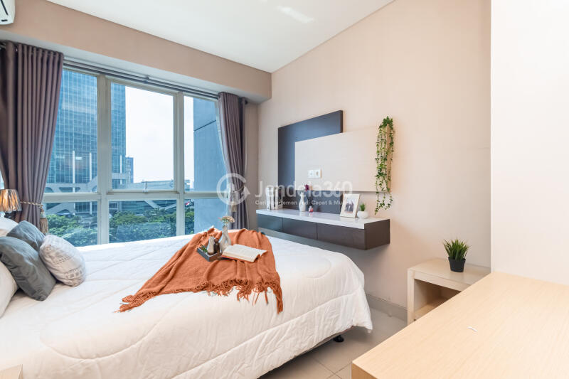 Bedroom Low Floor 1BR Apartment with City View at Callia Apartment