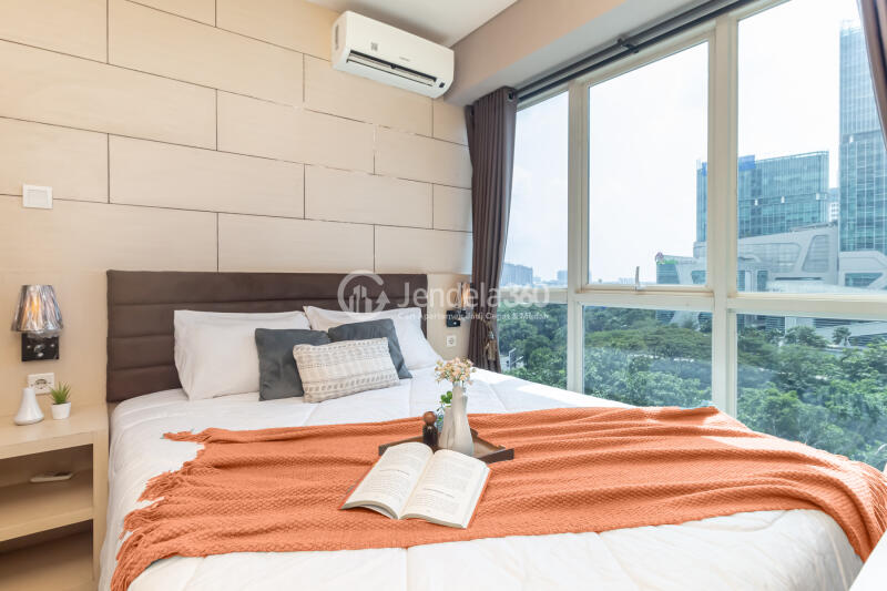 Bedroom Low Floor 1BR Apartment with City View at Callia Apartment