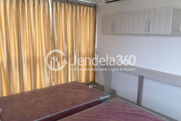 Bedroom Cozy 1BR Apartment High Floor with City View at Taman Melati Margonda Apartment