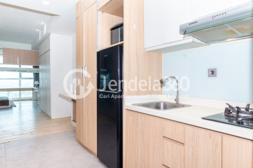 Kitchen Studio Apartment with City View at Kemang Village Apartment