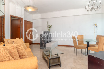Living Room Flawless 3BR Apartment Middle Floor with City View at Wesling Kedoya Apartment