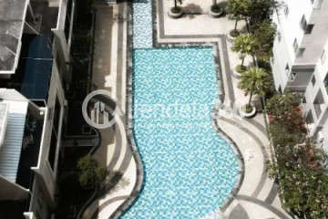 Balcony Affordable 1BR Apartment at Maple Park Apartment Tower B
