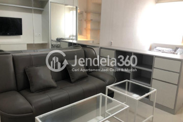 Living Room Stunning 1BR Apartment Low Floor with  View at Aeropolis Crystal Residence