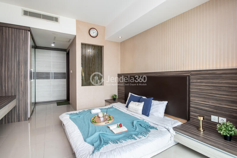 Bedroom Trendy 1BR Apartment at U Residence Karawaci High Floor