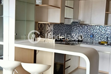 Kitchen Low Floor 2BR Apartment with City View at The Suites @ Metro Bandung