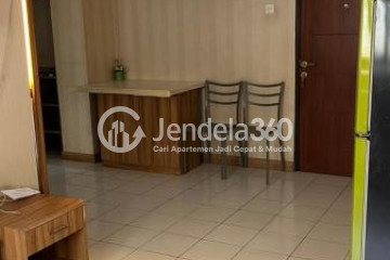 Living Room Well Furnished 2BR Apartment Middle Floor with City View at Kebagusan City Apartment