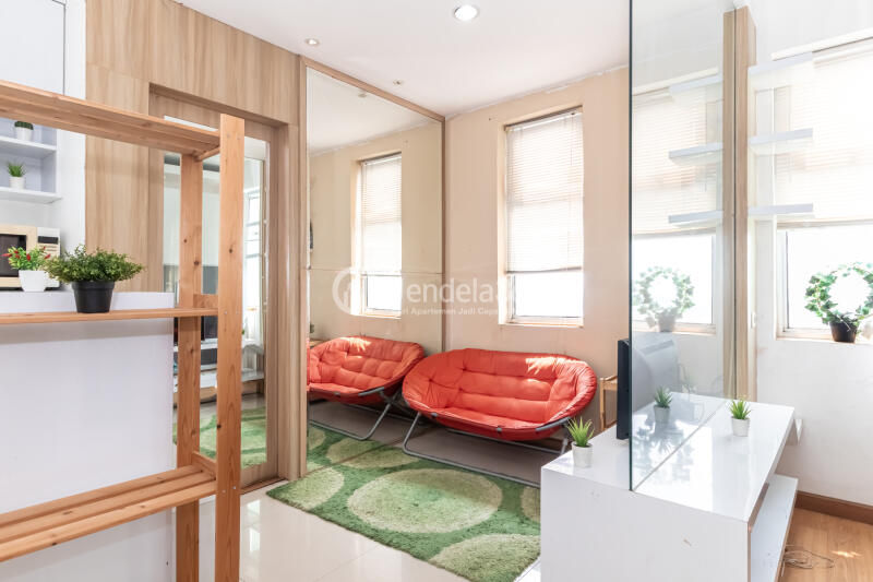 Living Room Simply Look 2BR Apartment at Pancoran Riverside Apartment High Floor